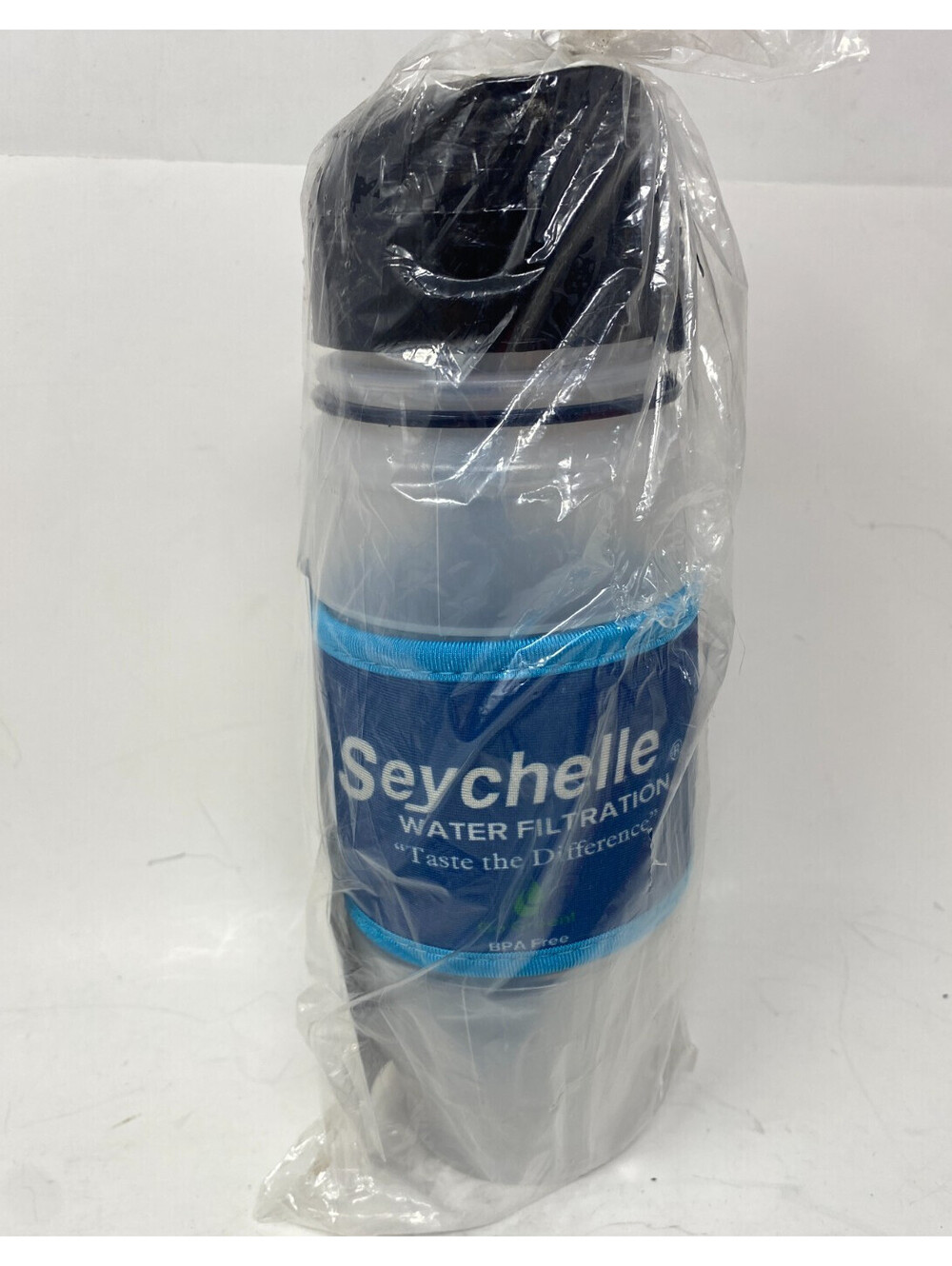 Seychelle Standard Filter 28 oz Flip Top Water Filtration Bottle BPA Free Blue